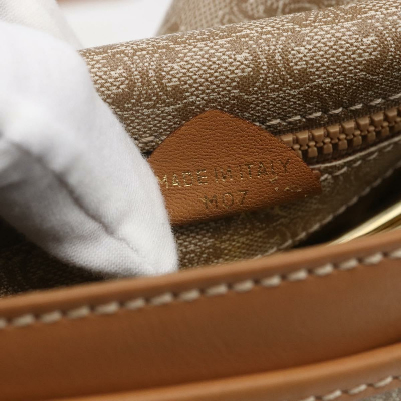 【日本直送】CELINE Macadam帆布肩背包 PVC 米色 金色 正品 164969V-10