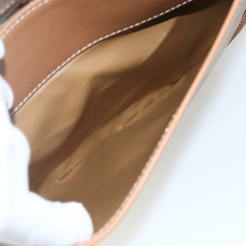 【日本直送】CELINE Macadam帆布肩背包 PVC 米色 金色 正品 164969V-24