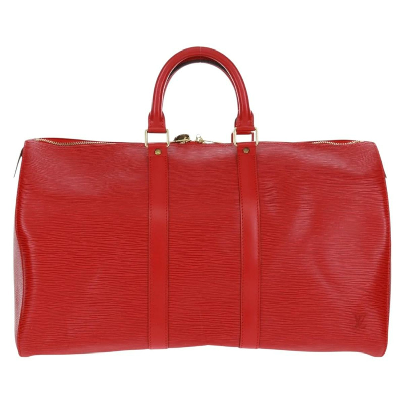 【日本直送】路易威登 Epi Keepall 45 波士頓包 紅色 M42977 LV 正品 163600SAV-1
