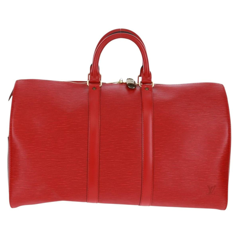 【日本直送】路易威登 Epi Keepall 45 波士頓包 紅色 M42977 LV 正品 163600SAV-12