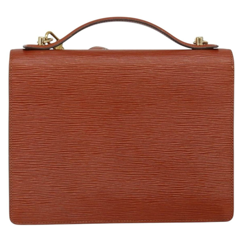 【日本直送】路易威登 Epi Monceau 28 手提包 棕色 M52123 LV 正品 166616-1