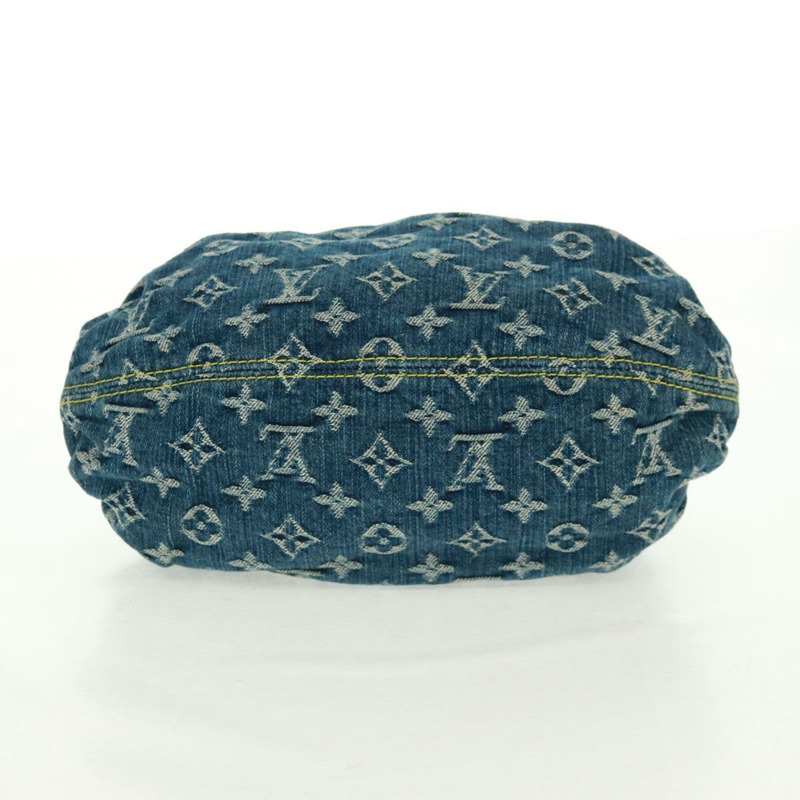 【日本直送】路易威登 Monogram Denim Preity 手提包 藍色 M95020 LV 正品 166019SAV-4