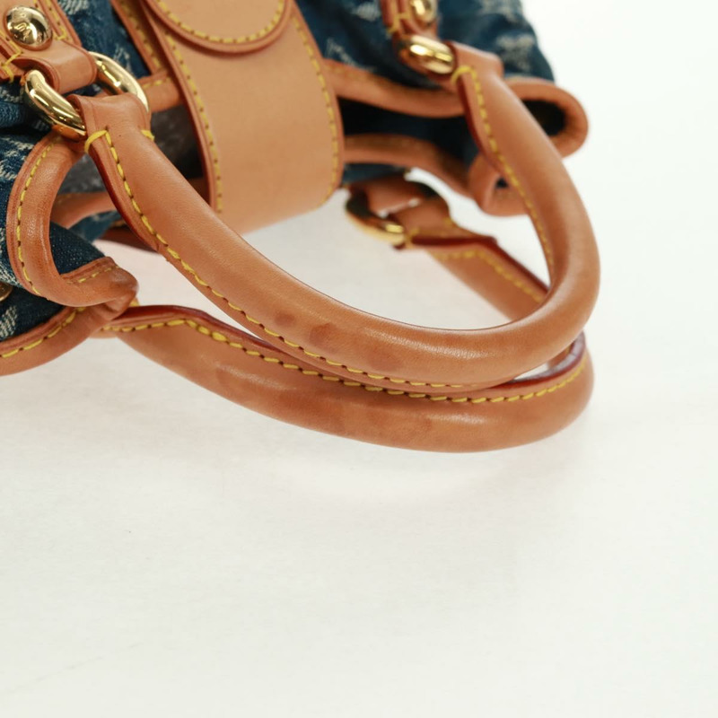 【日本直送】路易威登 Monogram Denim Preity 手提包 藍色 M95020 LV 正品 166019SAV-6