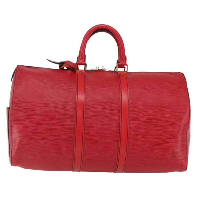 【日本直送】路易威登 Epi Keepall 45 波士頓包 紅色 M42977 LV 正品 165059V-12