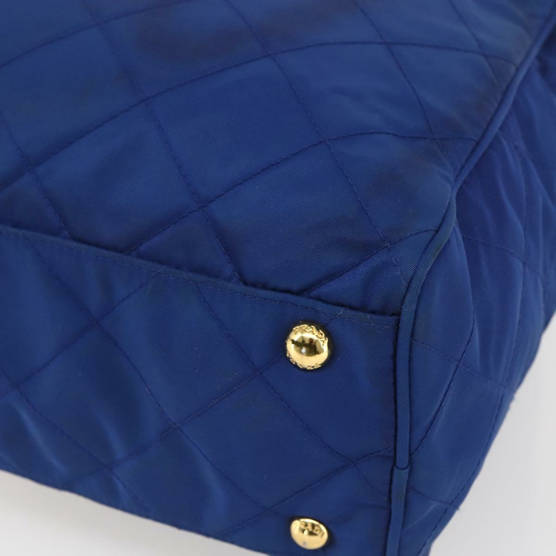 【日本直送】PRADA 尼龍藍金鏈單肩包 正品 165511-8