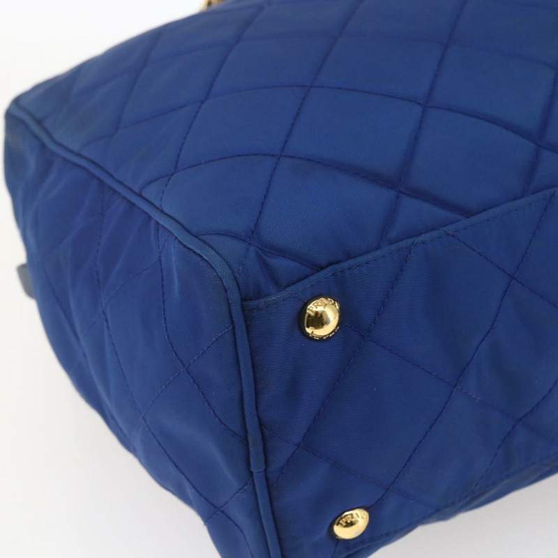 【日本直送】PRADA 尼龍藍金鏈單肩包 正品 165511-15