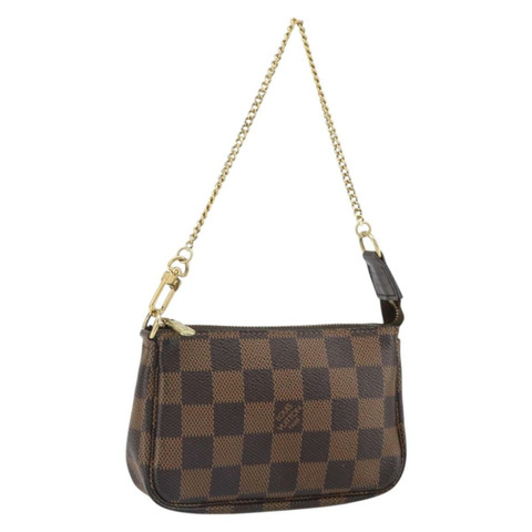 路易威登 Damier Ebene 迷你手拿包配件袋 N58009 正品 165453A
