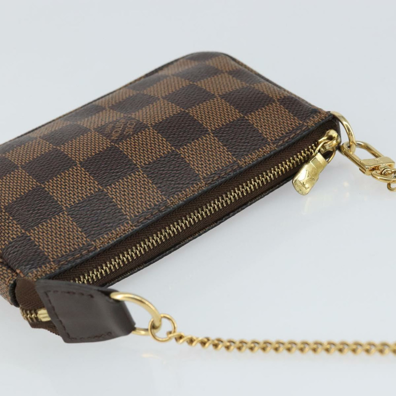 【日本直送】路易威登 Damier Ebene 迷你手拿包配件袋 N58009 正品 165453A-5