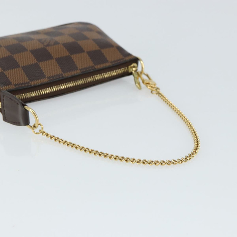 【日本直送】路易威登 Damier Ebene 迷你手拿包配件袋 N58009 正品 165453A-6