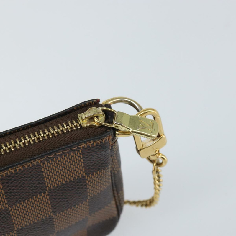 【日本直送】路易威登 Damier Ebene 迷你手拿包配件袋 N58009 正品 165453A-9