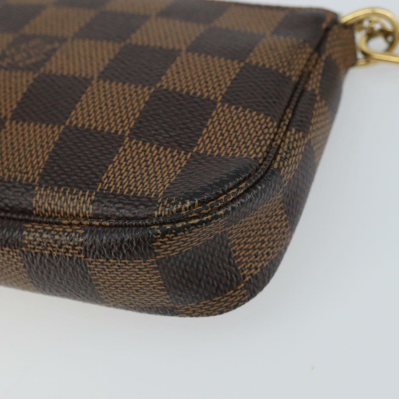 【日本直送】路易威登 Damier Ebene 迷你手拿包配件袋 N58009 正品 165453A-15