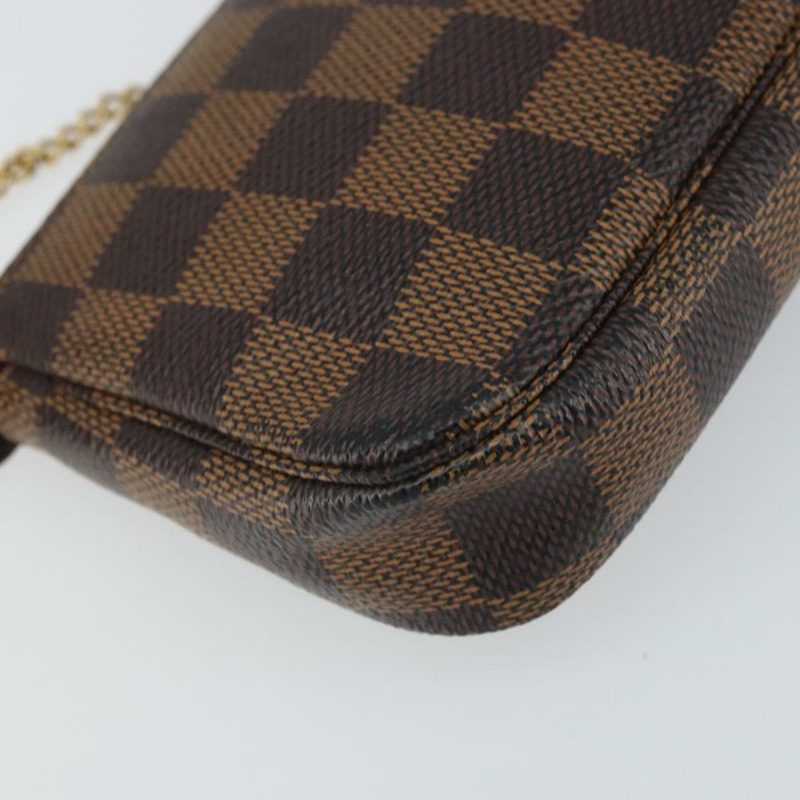 【日本直送】路易威登 Damier Ebene 迷你手拿包配件袋 N58009 正品 165453A-16