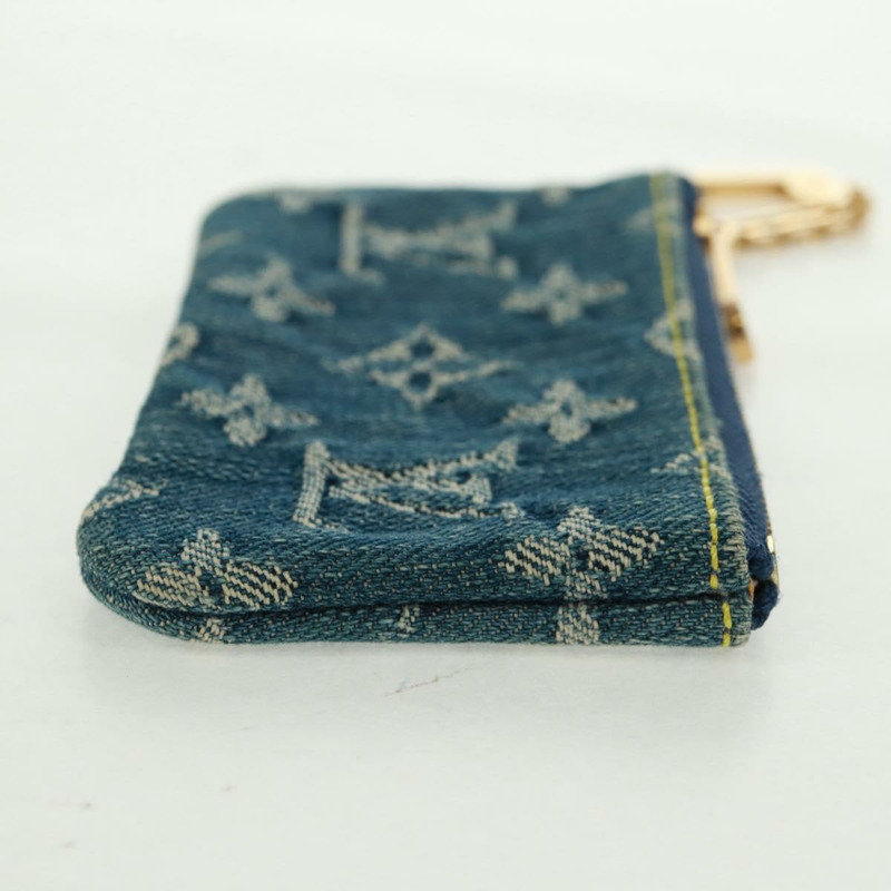 【日本直送】路易威登 Monogram Denim Pochette Cles 零錢包 藍色 M95343 正品 166053V-3