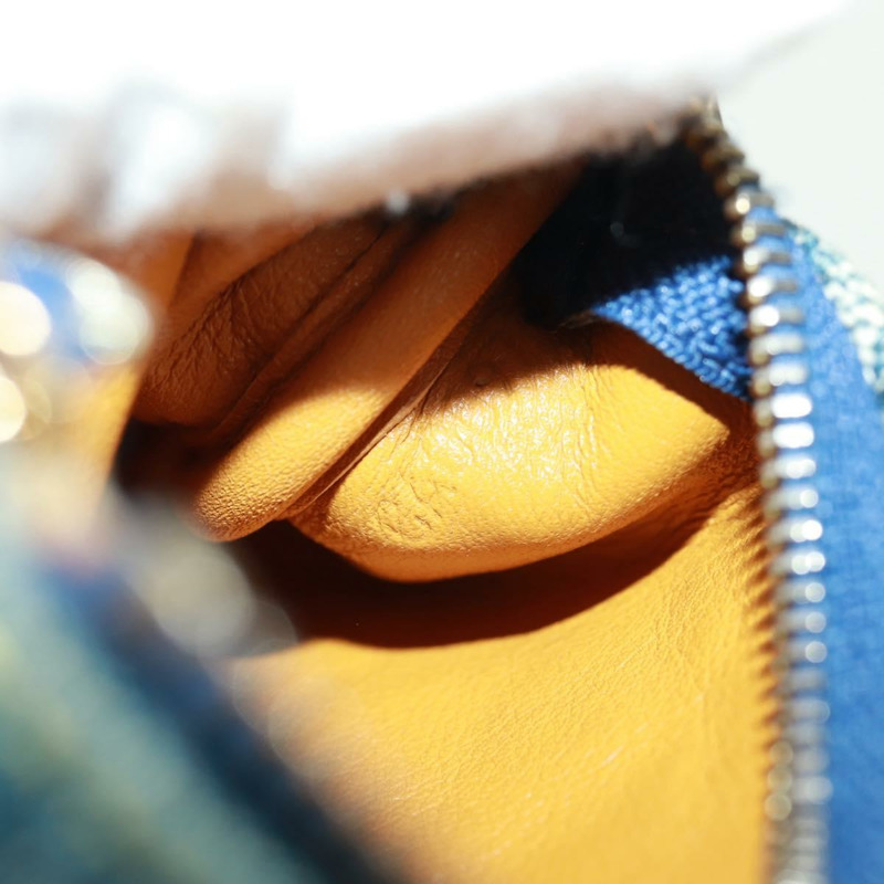 【日本直送】路易威登 Monogram Denim Pochette Cles 零錢包 藍色 M95343 正品 166053V-11