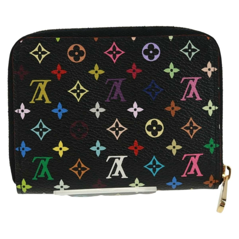 【日本直送】路易威登 Monogram Multicolor Zippy 零錢包 黑色 M93740 LV 正品 166055SAV-1