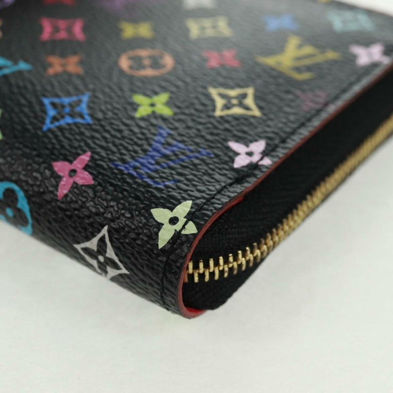 【日本直送】路易威登 Monogram Multicolor Zippy 零錢包 黑色 M93740 LV 正品 166055SAV-13
