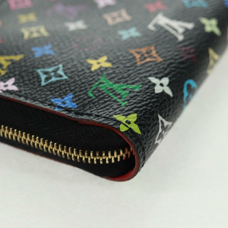 【日本直送】路易威登 Monogram Multicolor Zippy 零錢包 黑色 M93740 LV 正品 166055SAV-14