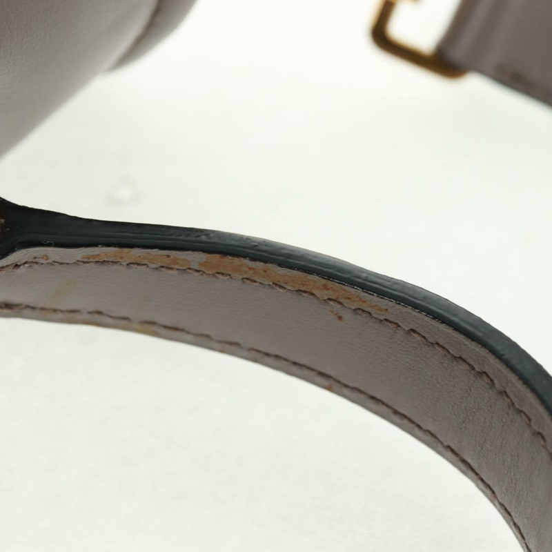 【日本直送】Miu Miu 手提包 皮革 兩用 灰色 金色 正品 am10560V-6