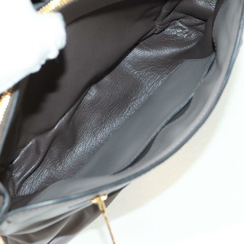 【日本直送】Miu Miu 手提包 皮革 兩用 灰色 金色 正品 am10560V-8