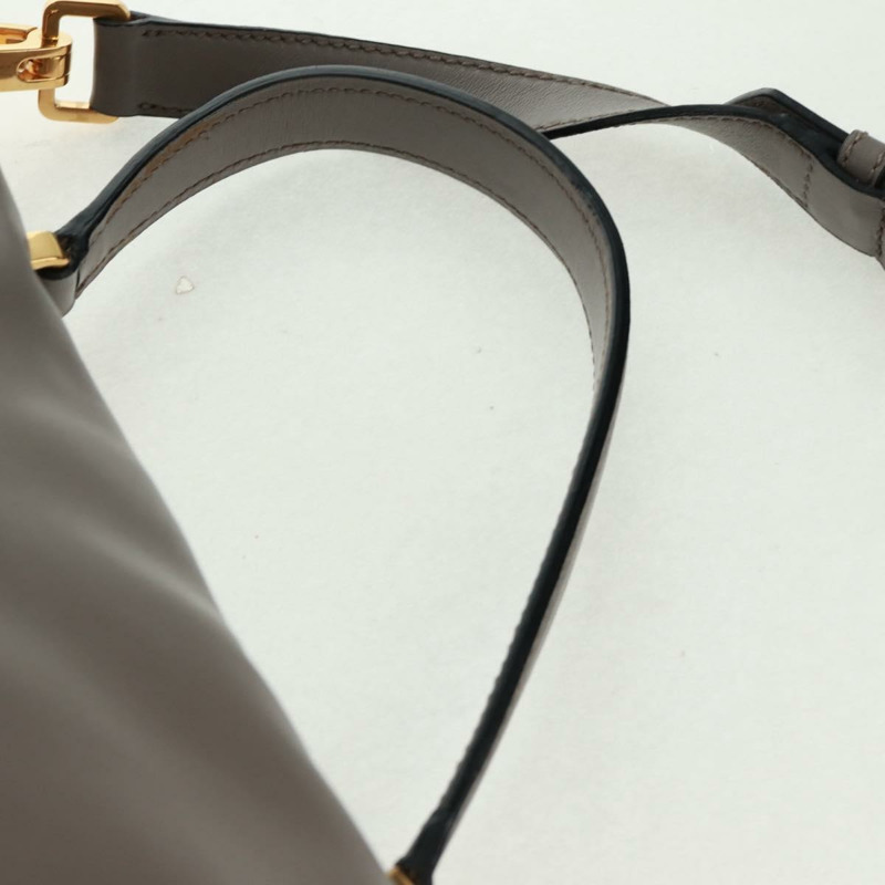 【日本直送】Miu Miu 手提包 皮革 兩用 灰色 金色 正品 am10560V-14