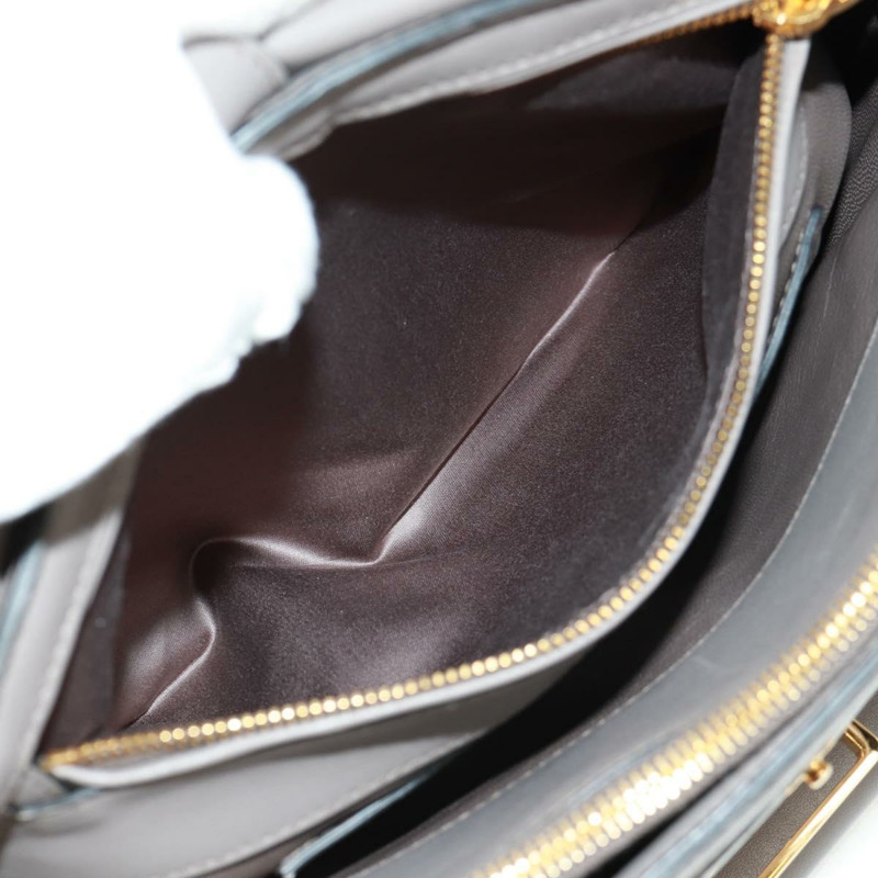 【日本直送】Miu Miu 手提包 皮革 兩用 灰色 金色 正品 am10560V-34