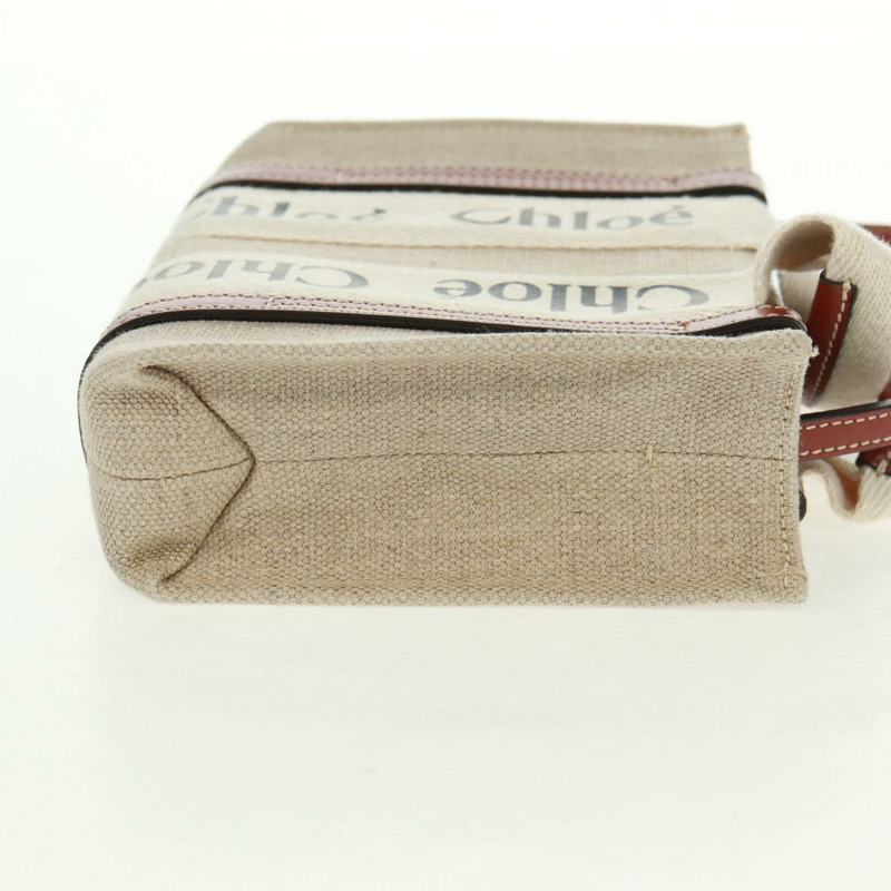 【日本直送】Chloe Woody 手袋 帆布 兩用 象牙色 正品 am10559V-3