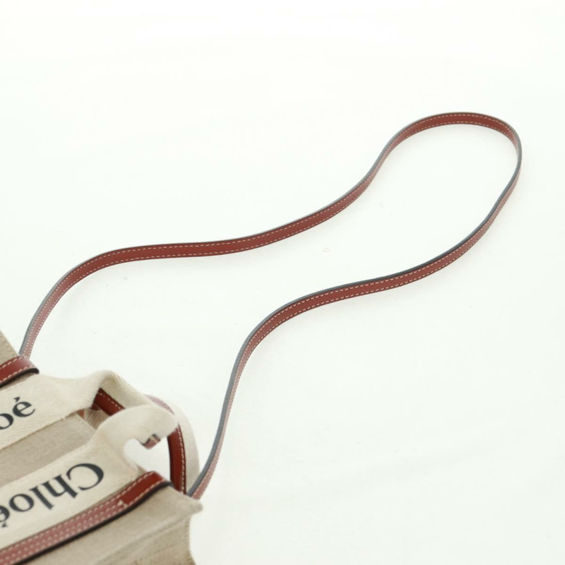 【日本直送】Chloe Woody 手袋 帆布 兩用 象牙色 正品 am10559V-13