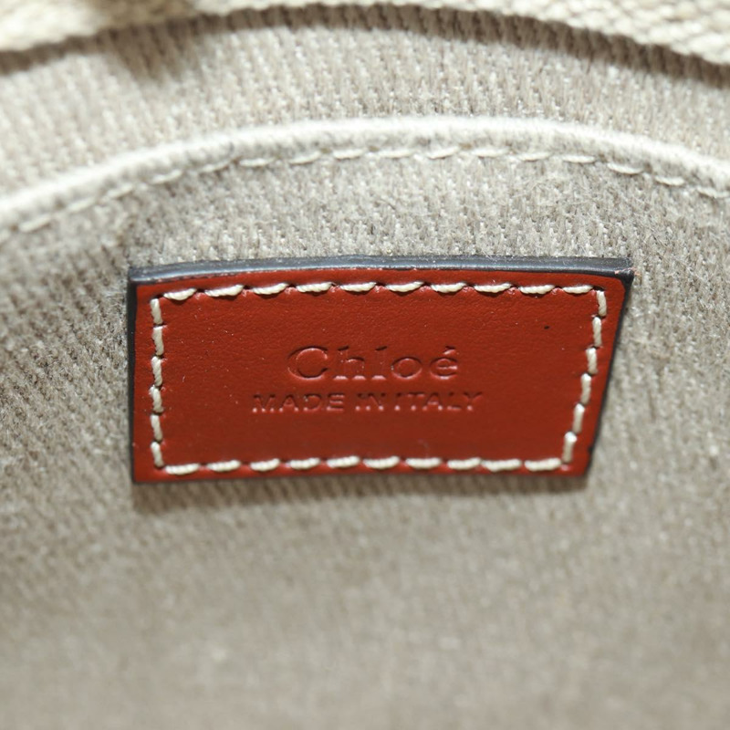 【日本直送】Chloe Woody 手袋 帆布 兩用 象牙色 正品 am10559V-17