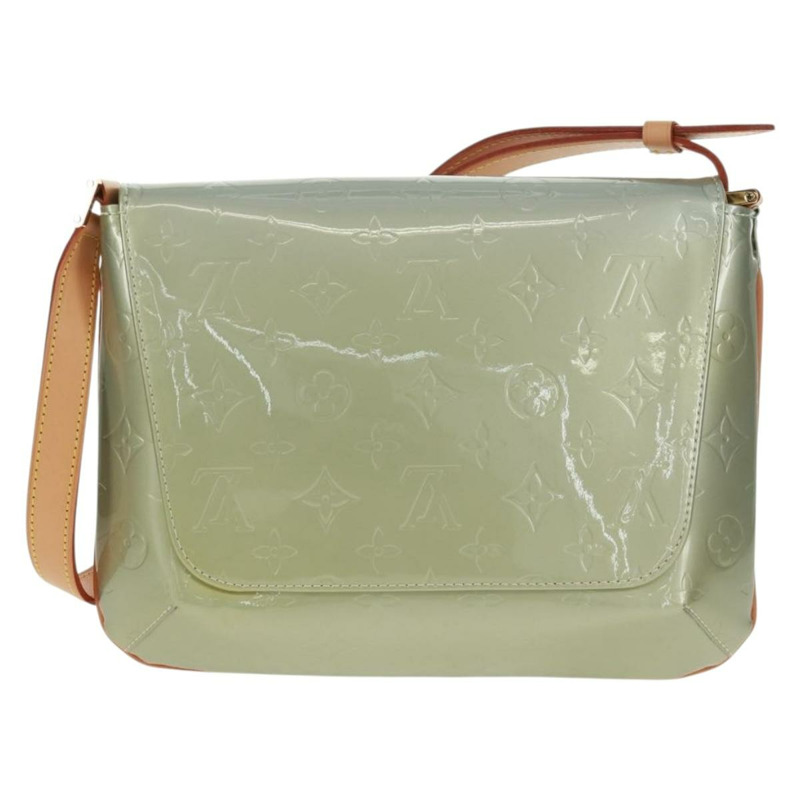 【日本直送】路易威登 Monogram Vernis Thompson Street Bag Gris M91008 LV Auth am10567V-1