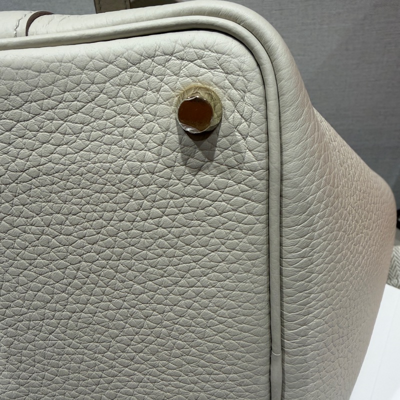 Hermès picotin18 8L水泥灰 菜籃子-14