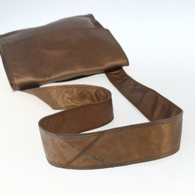 【日本直送】香奈兒棕色皮革單背包 CC Auth BA9834-6