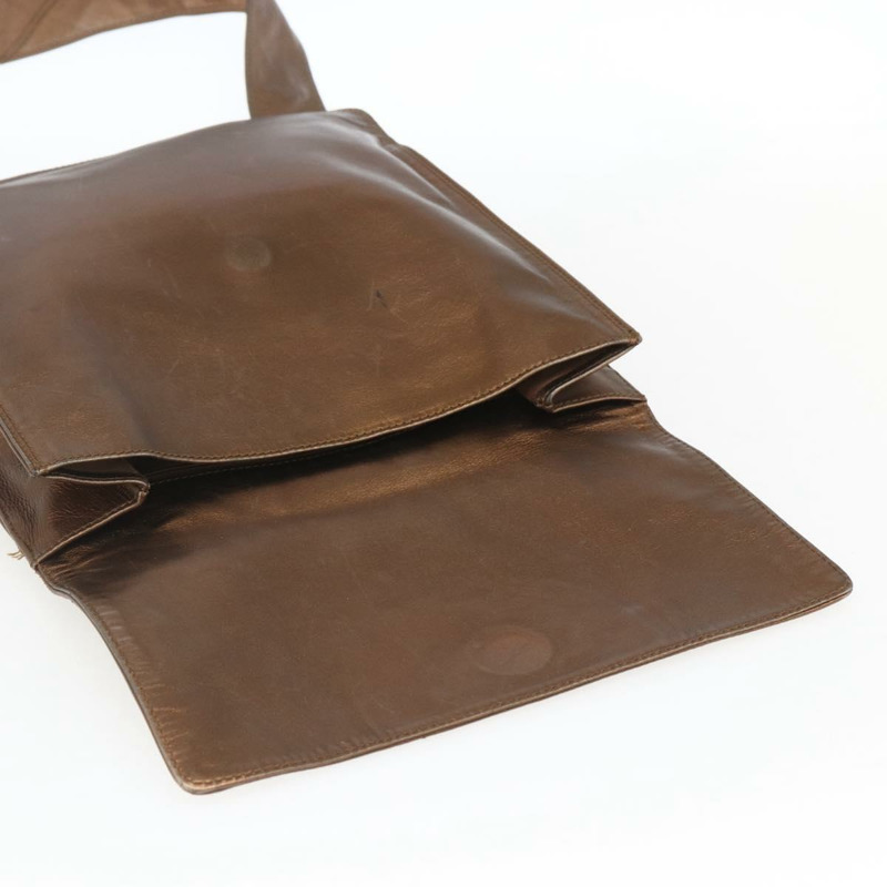 【日本直送】香奈兒棕色皮革單背包 CC Auth BA9834-9