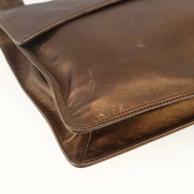 【日本直送】香奈兒棕色皮革單背包 CC Auth BA9834-13