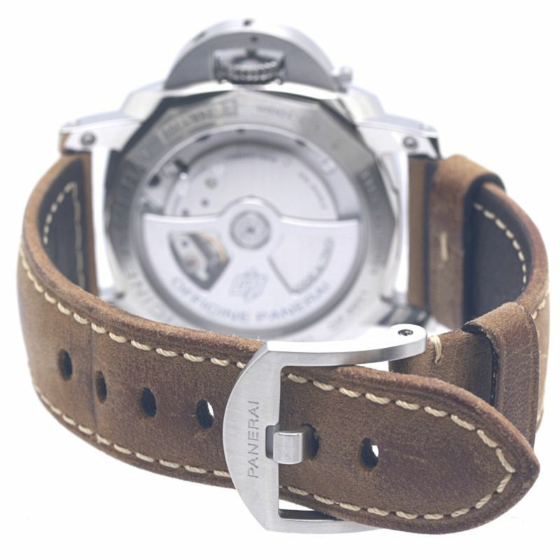 沛納海 Luminor 1950 3 日動力保存 GMT PAM00537 精鋼男士腕錶 40286-4