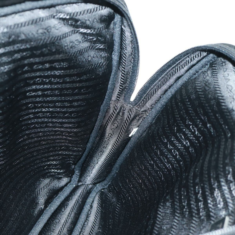 【日本直送】PRADA PC Case 手提包 尼龍 黑色 銀色 正品 165403V-19