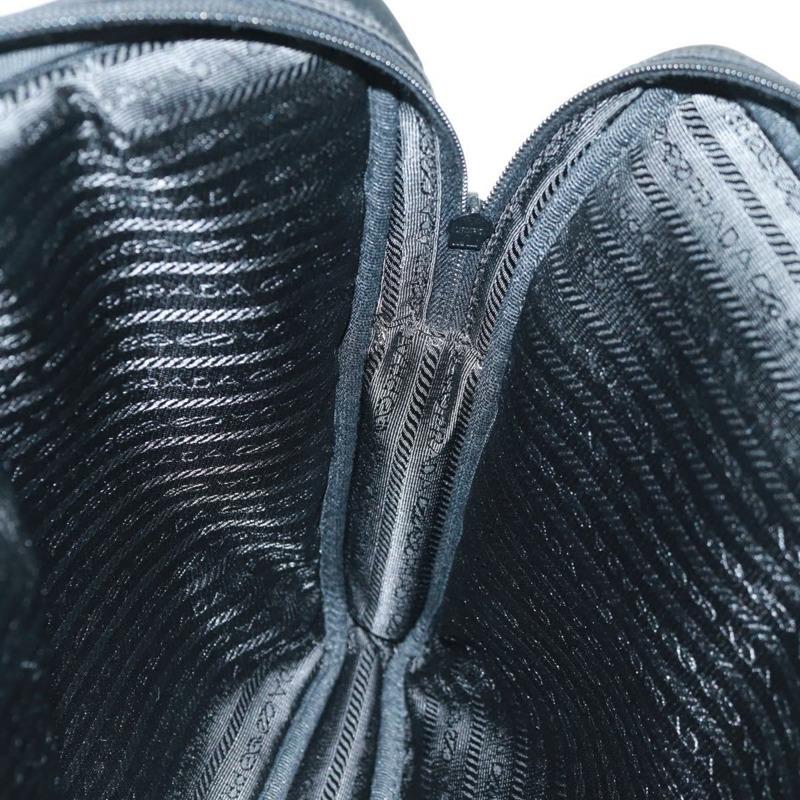 【日本直送】PRADA PC Case 手提包 尼龍 黑色 銀色 正品 165403V-20