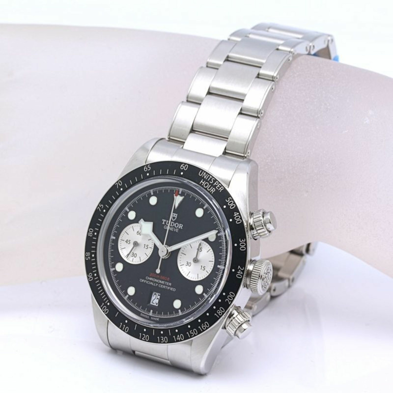 帝舵Heritage Black Bay計時碼表M79360N-0001男士腕錶，不鏽鋼材質，40284-2