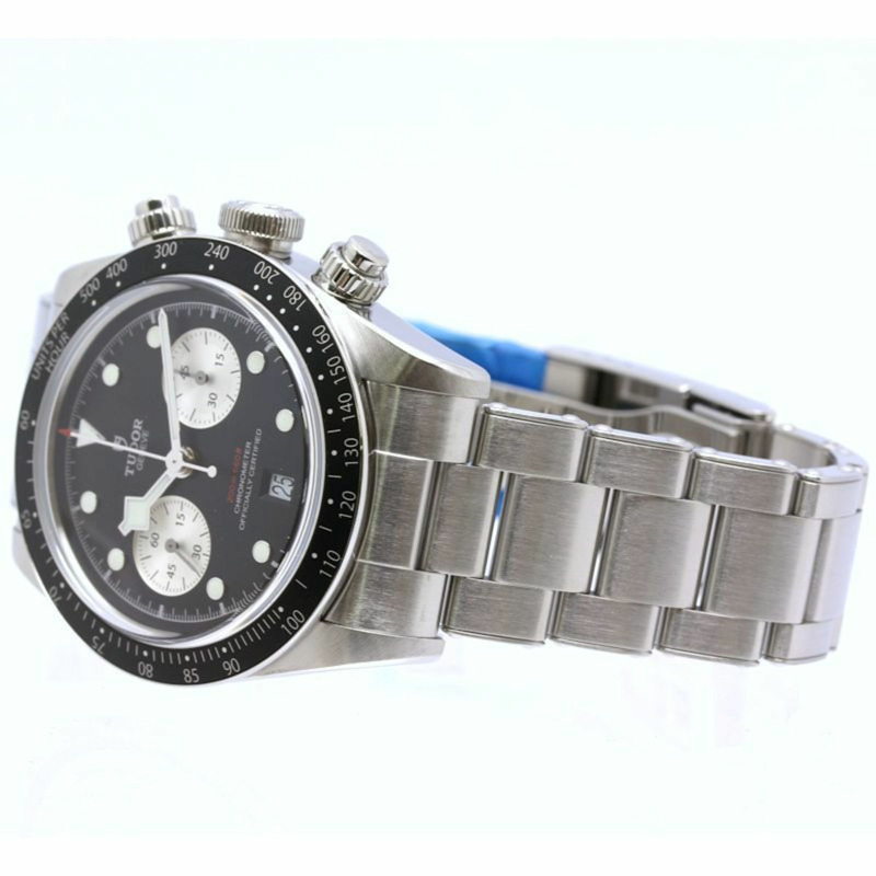 帝舵Heritage Black Bay計時碼表M79360N-0001男士腕錶，不鏽鋼材質，40284-3