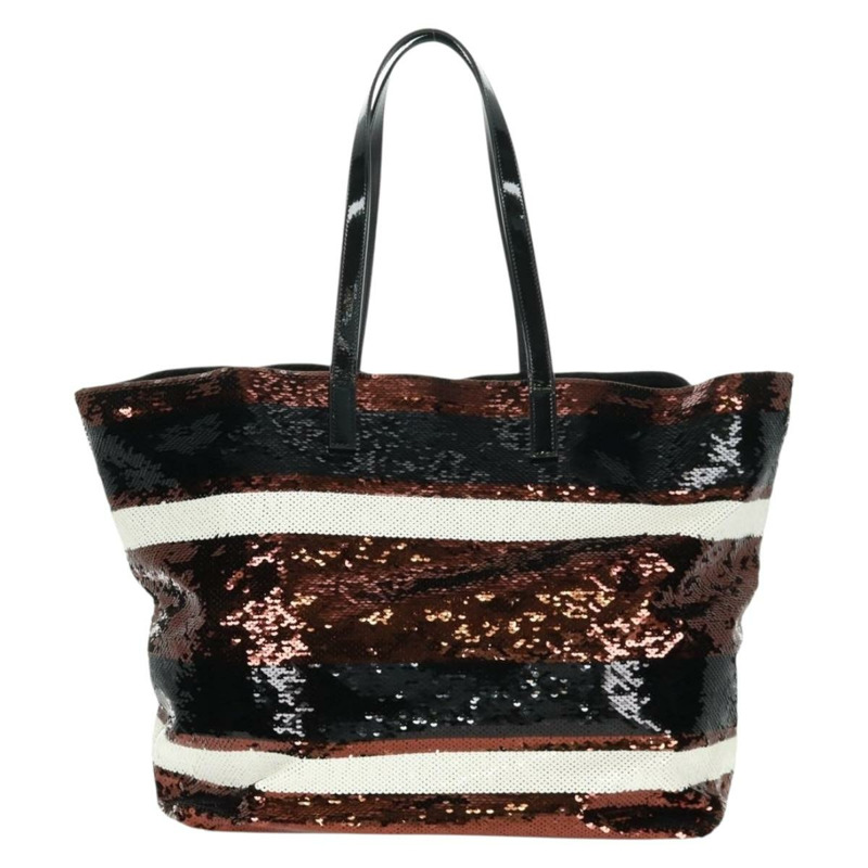 【日本直送】PRADA亮片托特包 尼龍材質 金色 黑色 正品 165478V-1