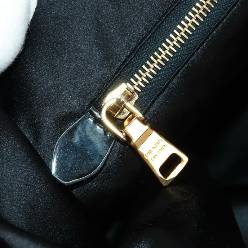 【日本直送】PRADA亮片托特包 尼龍材質 金色 黑色 正品 165478V-21