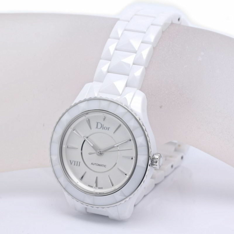 Christian Dior Onhuit CD1245E3C001 男士腕錶，白色陶瓷錶殼，40288-2