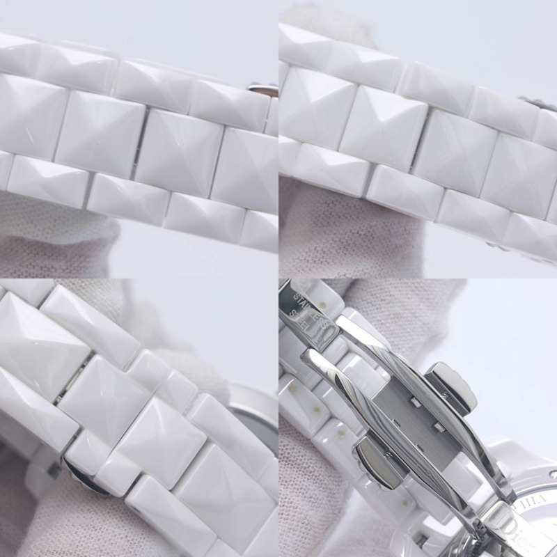 Christian Dior Onhuit CD1245E3C001 男士腕錶，白色陶瓷錶殼，40288-7