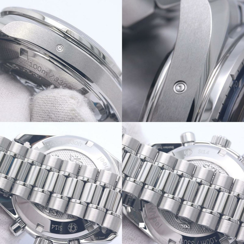 歐米茄超霸系列38毫米324.30.38.50.03.001同軸天文台認證男士腕錶，不鏽鋼材質，型號40282-8