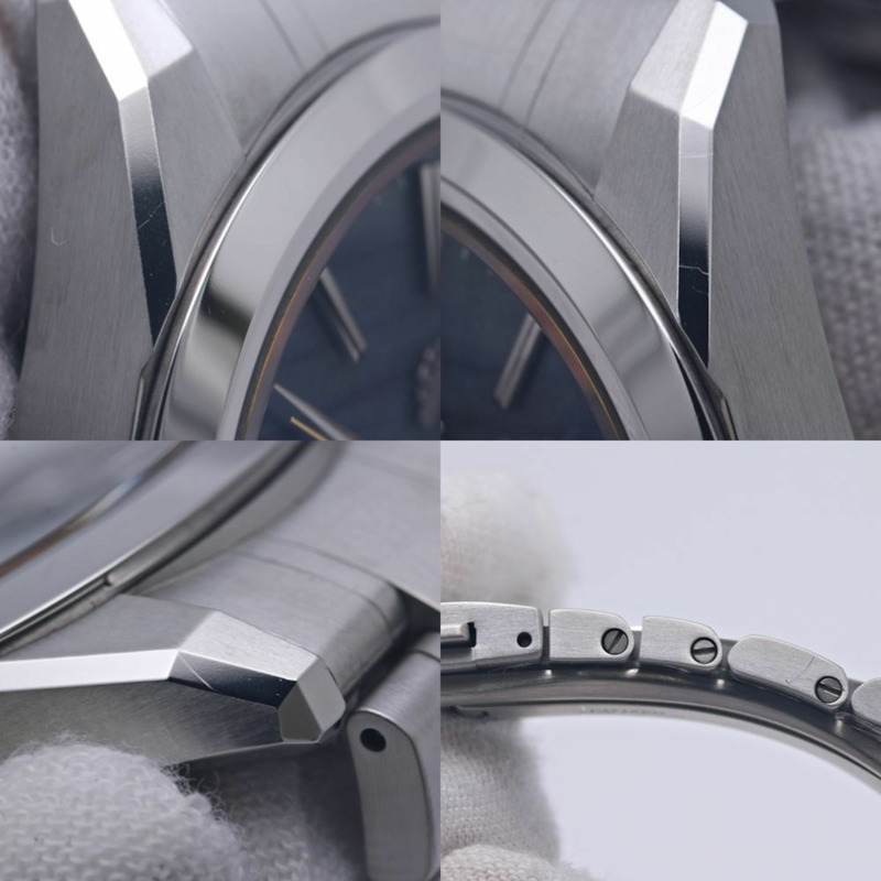 西鐵城 AQ4100-65L 男士鈦金屬太陽能手錶，靛藍染色和紙錶盤 (40289)-5