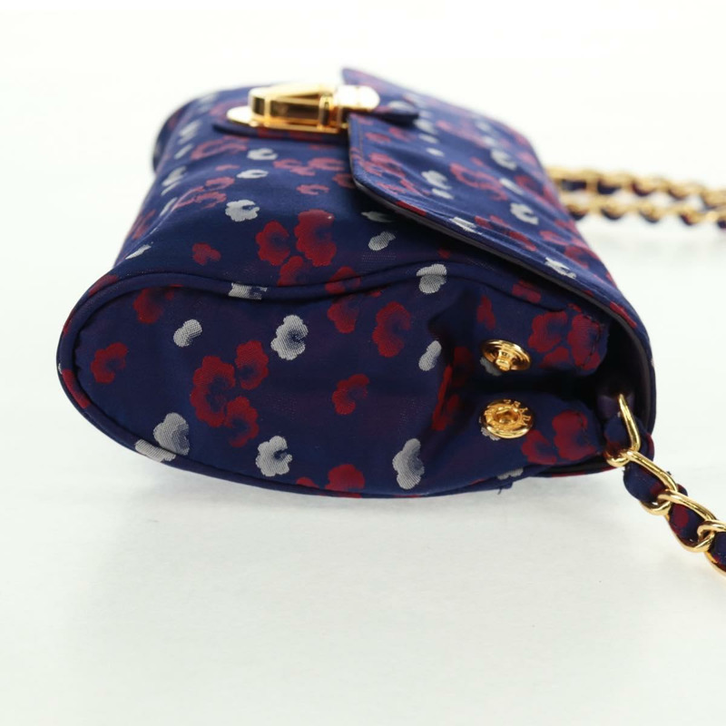 【日本直送】PRADA 紫色金色緞面鏈條單肩包，正品編號 165419V-3