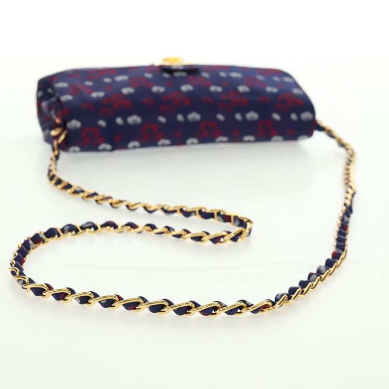 【日本直送】PRADA 紫色金色緞面鏈條單肩包，正品編號 165419V-6