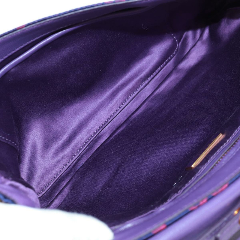 【日本直送】PRADA 紫色金色緞面鏈條單肩包，正品編號 165419V-8