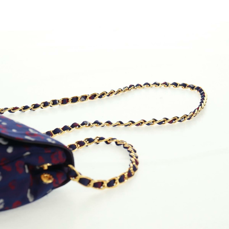 【日本直送】PRADA 紫色金色緞面鏈條單肩包，正品編號 165419V-13