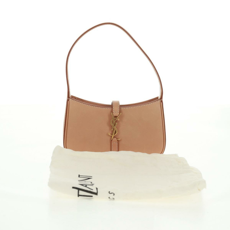 【日本直送】SAINT LAURENT LE5A7 手提包 皮革 米色 金色 正品 165462V-11