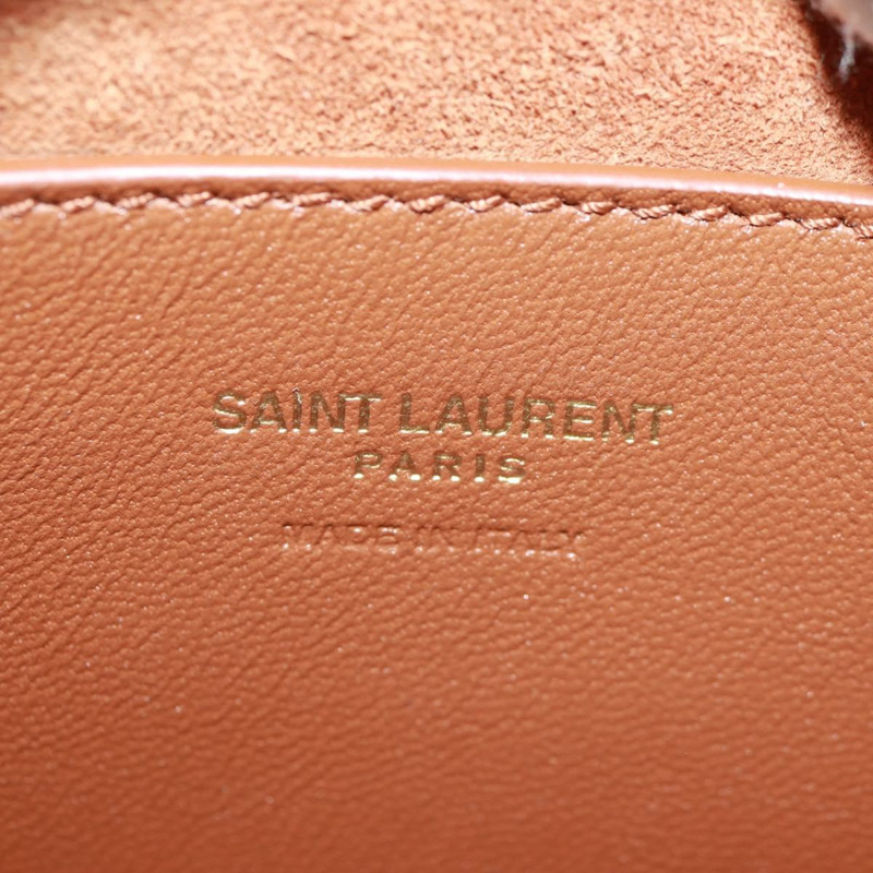 【日本直送】SAINT LAURENT LE5A7 手提包 皮革 米色 金色 正品 165462V-18